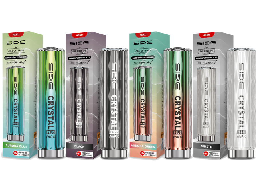 SKE Crystal Plus MAX Basisgerät - Mehrweg Pod System / 10 Stück
