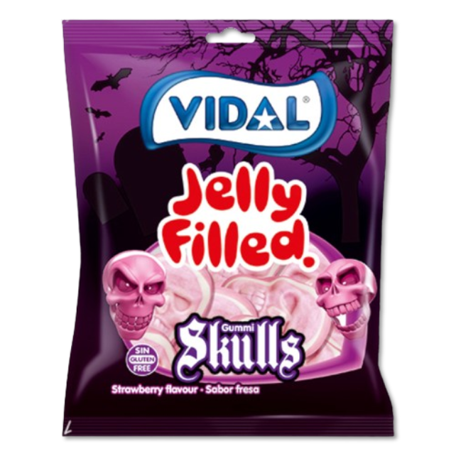 Vidal - Jelly Filled Skulls 90g