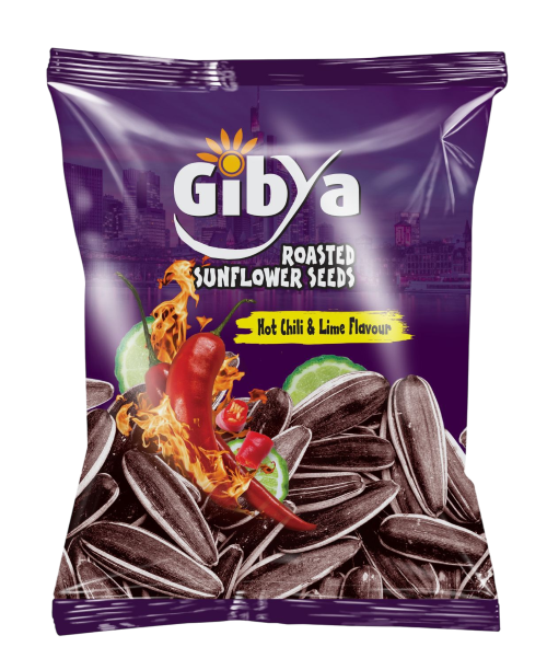Gibya - Sonnenblumenkerne Hot Chili & Lime Flavour 100g