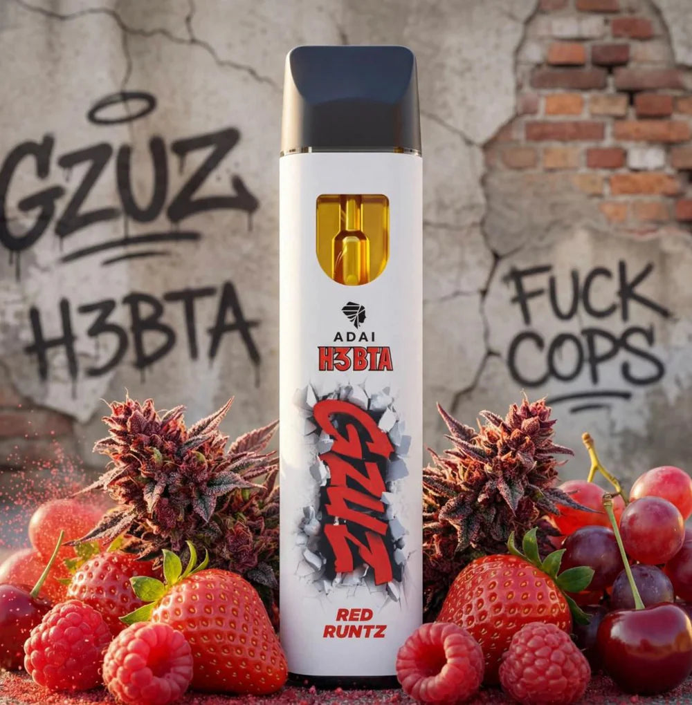 Gzuz H3 Superior Blend Vape - Red Runtz 1ml