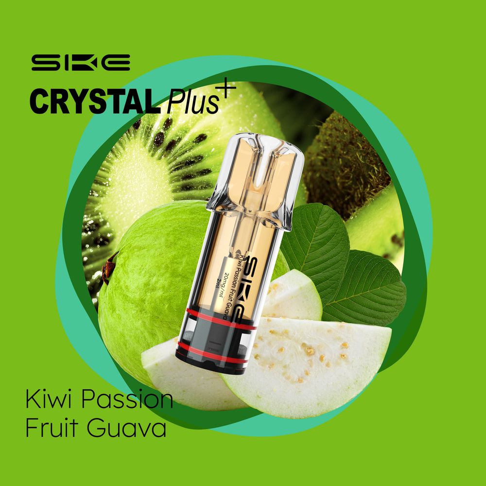 SKE Crystal Bar Plus (2Stück pro Packung) - Mehrweg Pod System - 2% Nikotin / 10 Stück