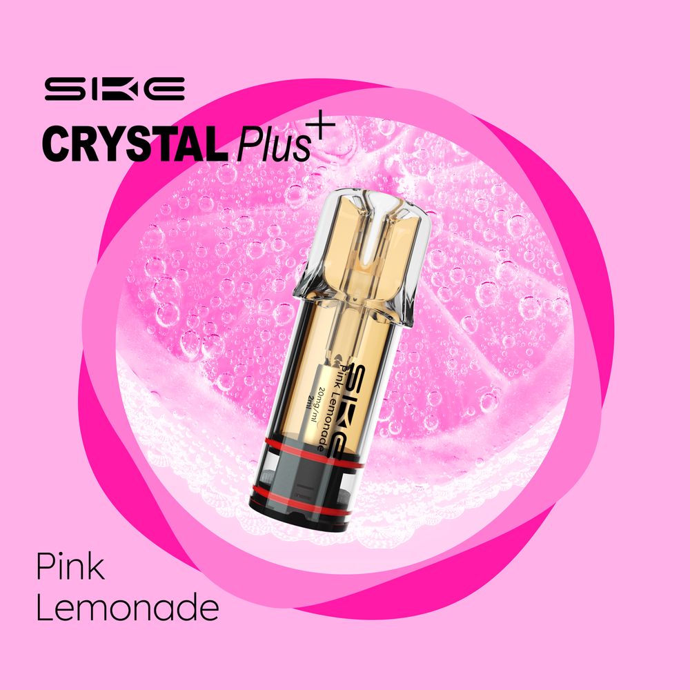 SKE Crystal Bar Plus (2Stück pro Packung) - Mehrweg Pod System - 2% Nikotin / 10 Stück