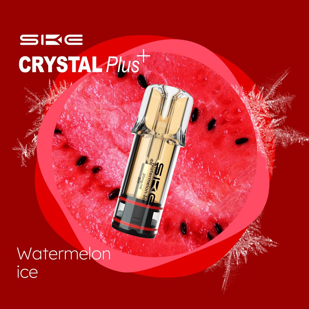 SKE Crystal Bar Plus (2Stück pro Packung) - Mehrweg Pod System - 2% Nikotin / 10 Stück