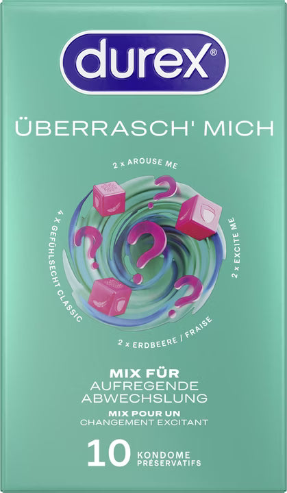 Durex Überrasch' Mich – Kondom-Mix, 10 Stück