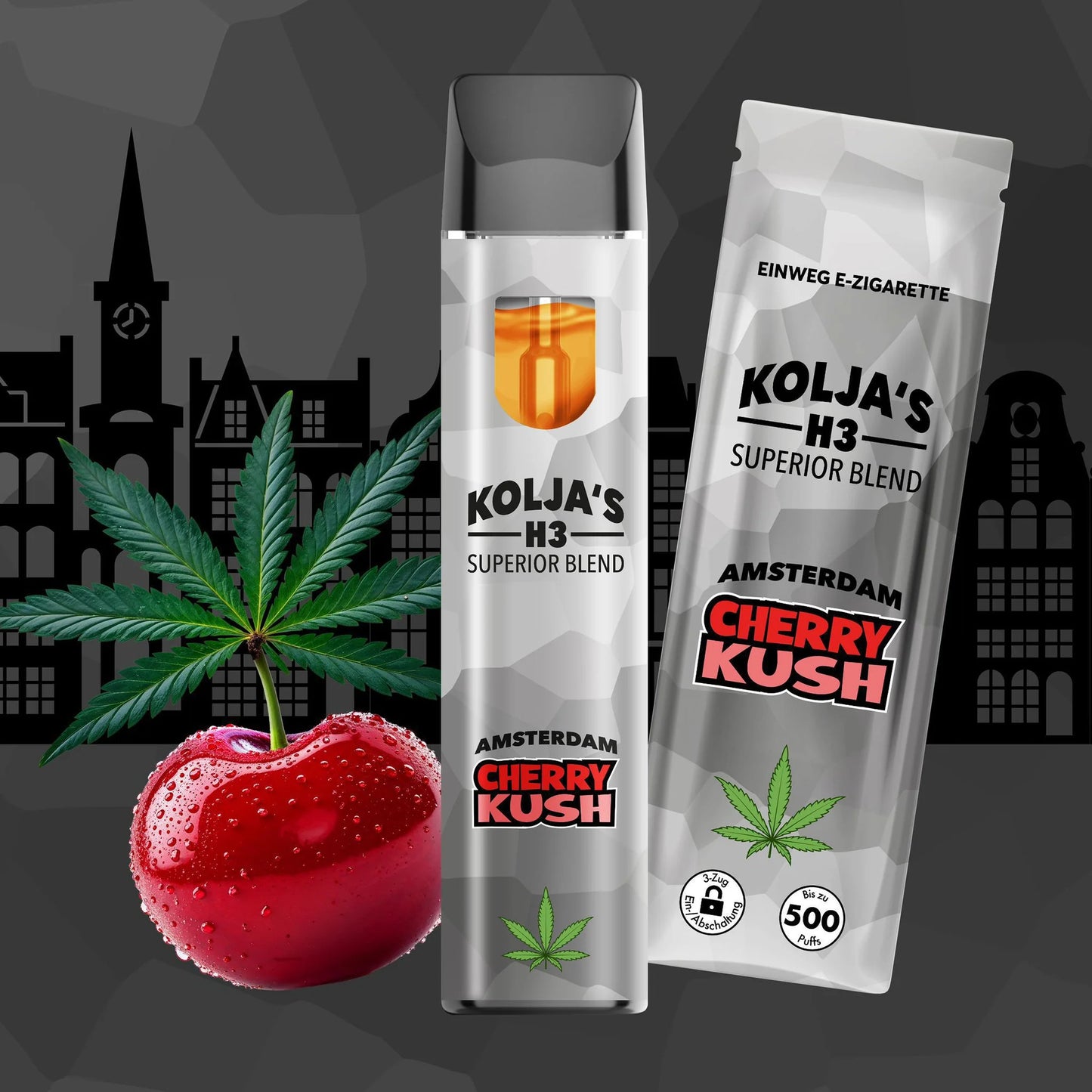 Kolja H3 Superior Vape Cherry Kush 1ml