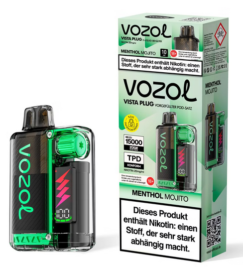 5x Vozol Vista Plug Starterkit - 20mg Nikotin