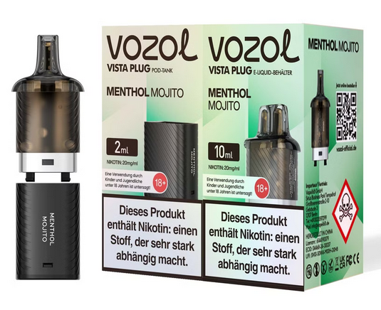 5x Vozol Vista Plug Pod - 20mg Nikotin