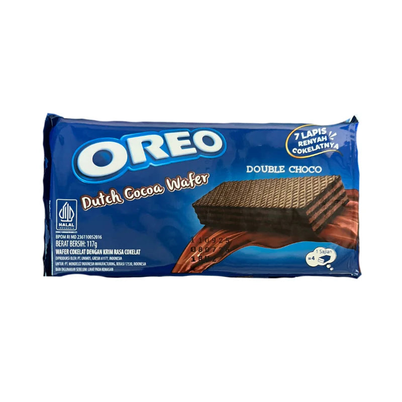 Oreo Dutch Cocoa Wafer Double Choco 117g