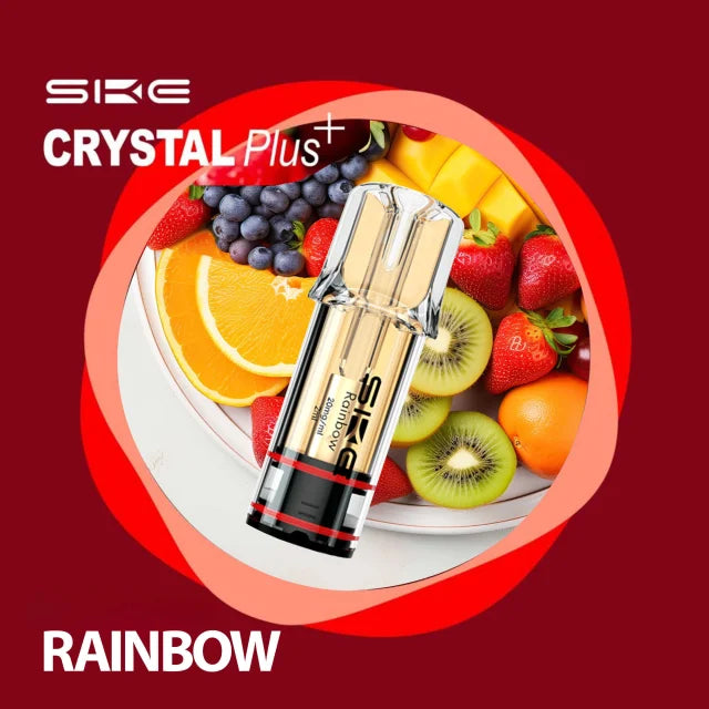 SKE Crystal Bar Plus (2Stück pro Packung) - Mehrweg Pod System - 2% Nikotin / 10 Stück
