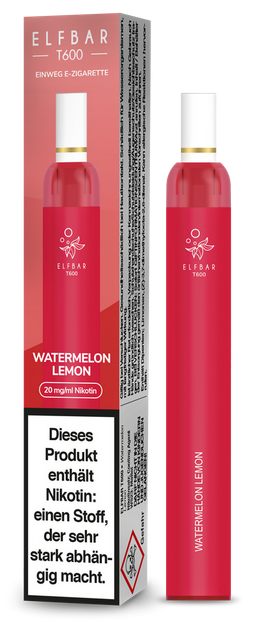 Elfbar T600 - 2% Nikotin mit Filter / 10 Stück