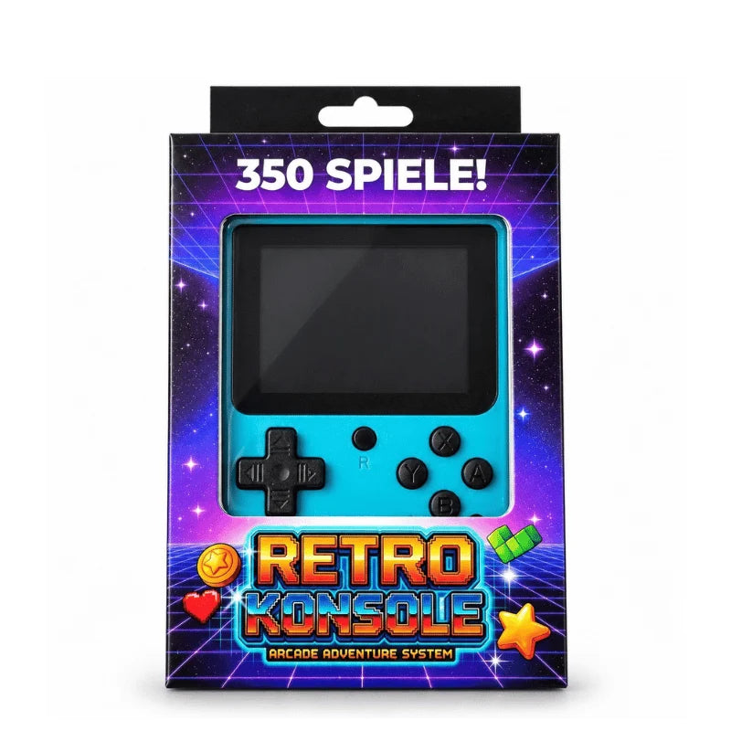 Retro Konsole – Arcade Adventure System mit 350 Spielen