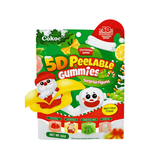 Cokoc - 5D Peelable Gummies Mixed Fruit Christmas 60 g