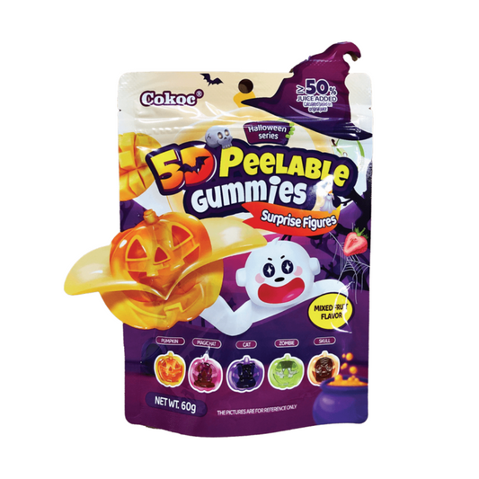 Cokoc - 5D Peelable Gummies Mixed Fruit Halloween 60 g