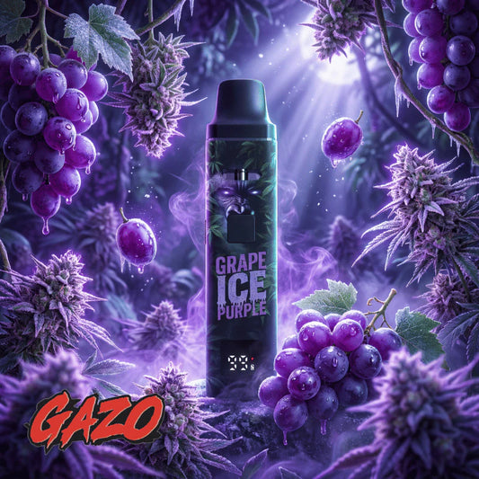 GAZO VAPE – H3BTA Grape Ice Purple – 1ml CRD