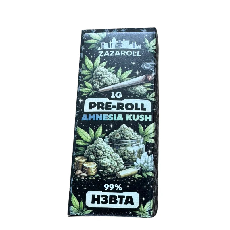 ZAZAROLL Pre-Roll Amnesia Kush, 1 g, 99 % H3BTA