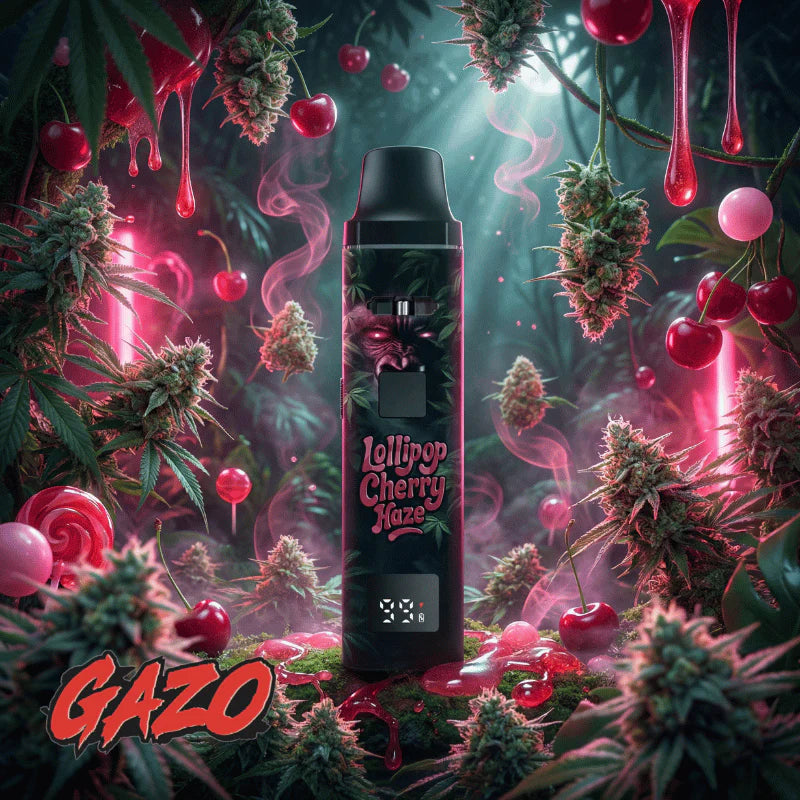 GAZO VAPE – H3BTA Lollipop Cherry Haze – 1ml CRD