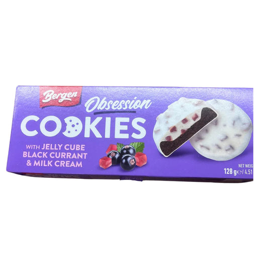 Bergen Obsession Cookies - Black Currant 128 g