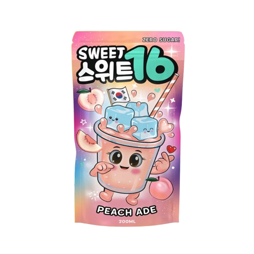 Sweet16 - Peach Ade (Zero Sugar) 200ml