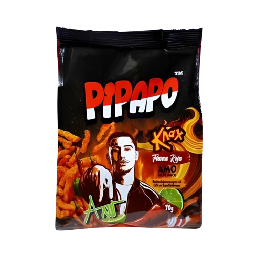 Pipapo Knax Chips Flama Reja - Amo Aller Amos Edition 70g
