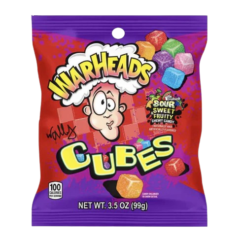 Warheads Chewy Cubes  99g