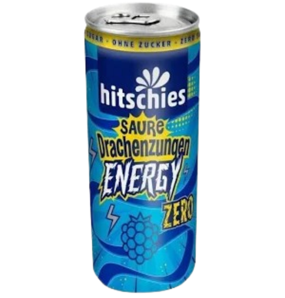 Hitschies Saure Drachenzungen Energy Zero 250 ml