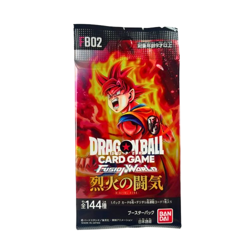 Dragon Ball Super Card Game: Booster Pack FB02 – Fusion World Blazing Aura