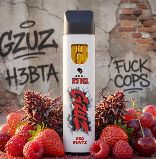 Gzuz H3 Superior Blend Vape - Red Runtz 1ml