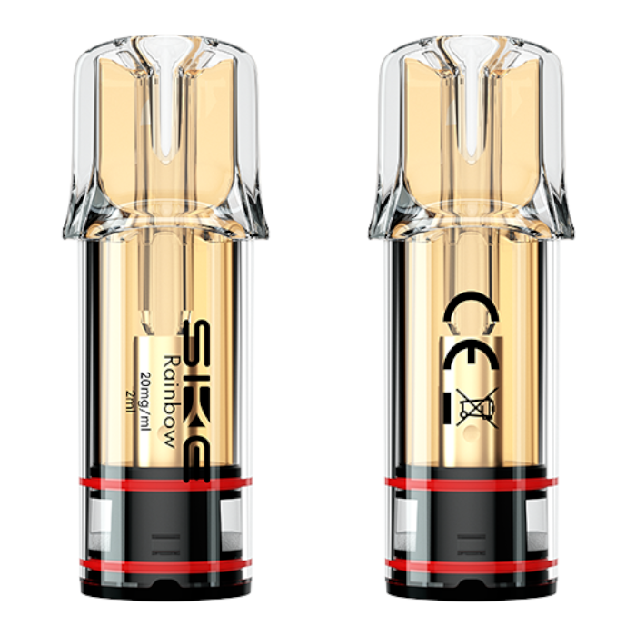 SKE Crystal Bar Plus (2Stück pro Packung) - Mehrweg Pod System - 2% Nikotin / 10 Stück