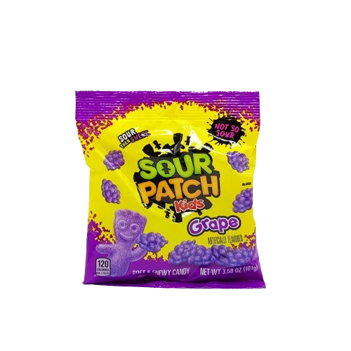 Sour Patch Kids - Grape 101g  MHD: 19.07.2024