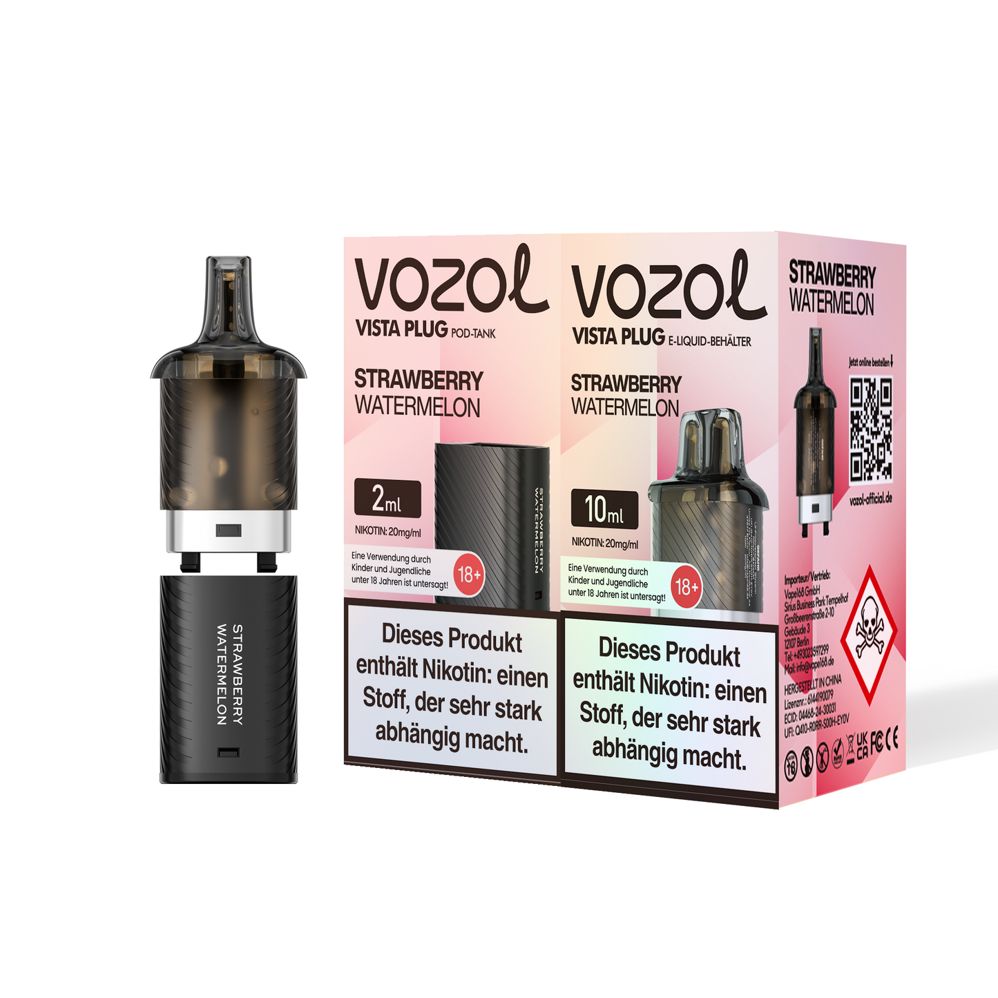 5x Vozol Vista Plug Pod - 20mg Nikotin