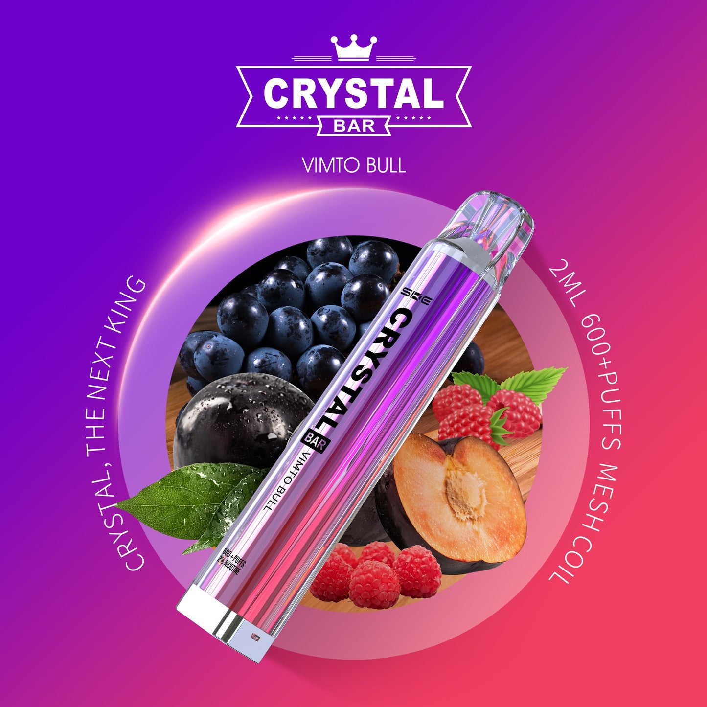SKE Crystal Bar 600 - 2% Nikotin / 10 Stück