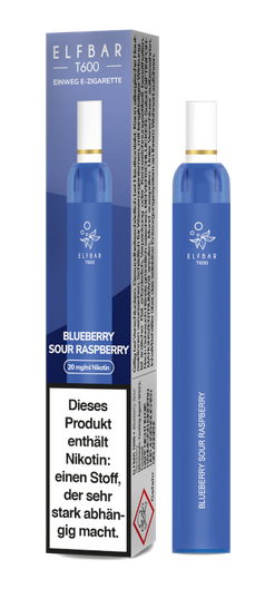 Elfbar T600 - 2% Nikotin mit Filter / 10 Stück