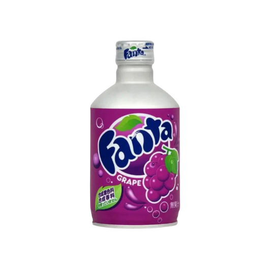 Fanta - Grape Metal Bottle (Japan) 300 ml