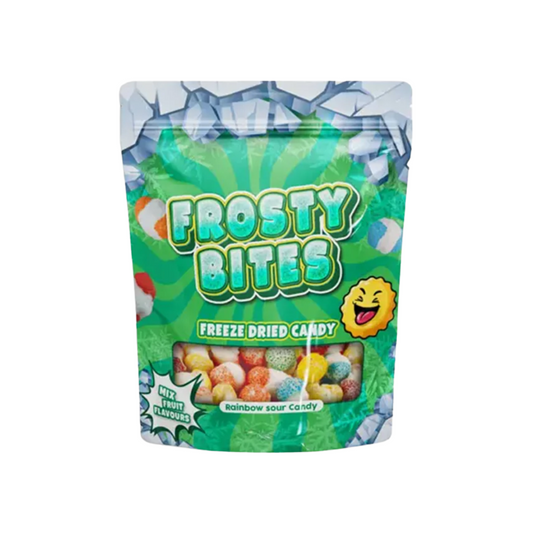 Frosty Bites - Freeze Dried Candy - Gummy Rainbow Sour Candy 76 g