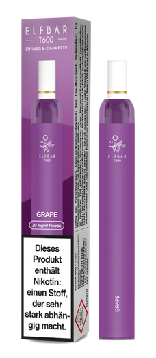 Elfbar T600 - 2% Nikotin mit Filter / 10 Stück