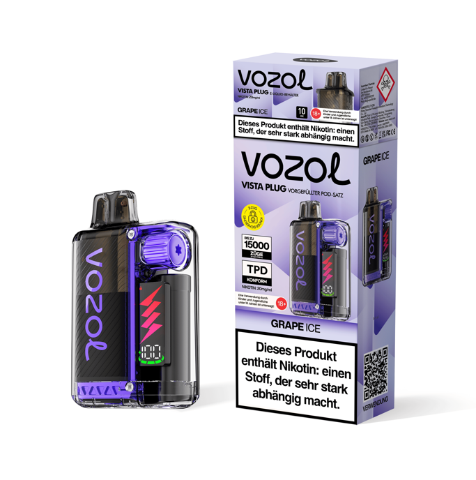 5x Vozol Vista Plug Starterkit - 20mg Nikotin