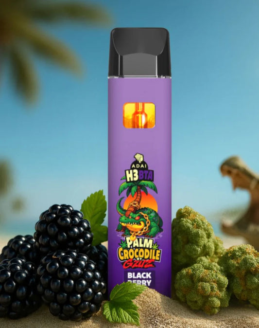 Palm Crocodile H3BTA Vape - Blackberry 1ml