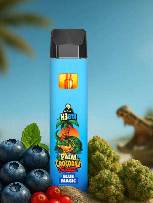 Palm Crocodile H3BTA Vape - Blue Magic Ice 1ml