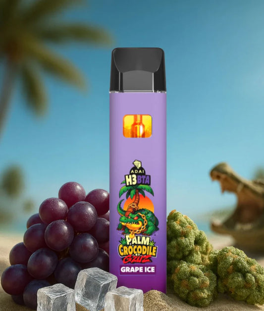 Palm Crocodile H3BTA Vape - Grape Ice 1ml