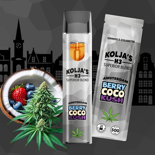Kolja H3 Superior Vape Berry Coco Kush Haze 1ml