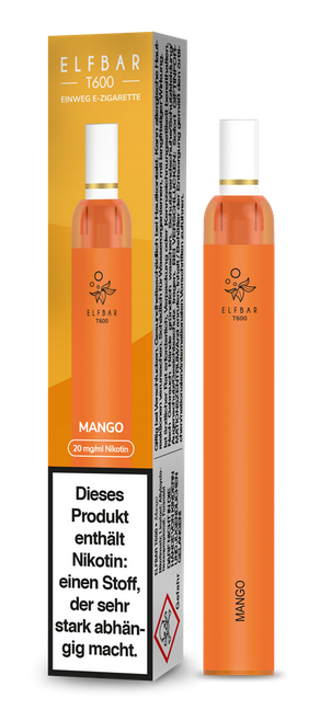 Elfbar T600 - 2% Nikotin mit Filter / 10 Stück