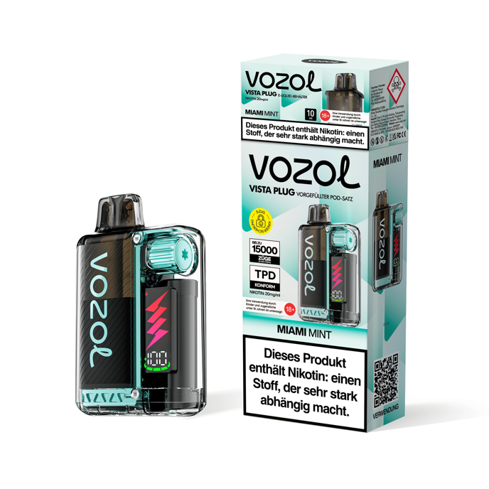 5x Vozol Vista Plug Starterkit - 20mg Nikotin