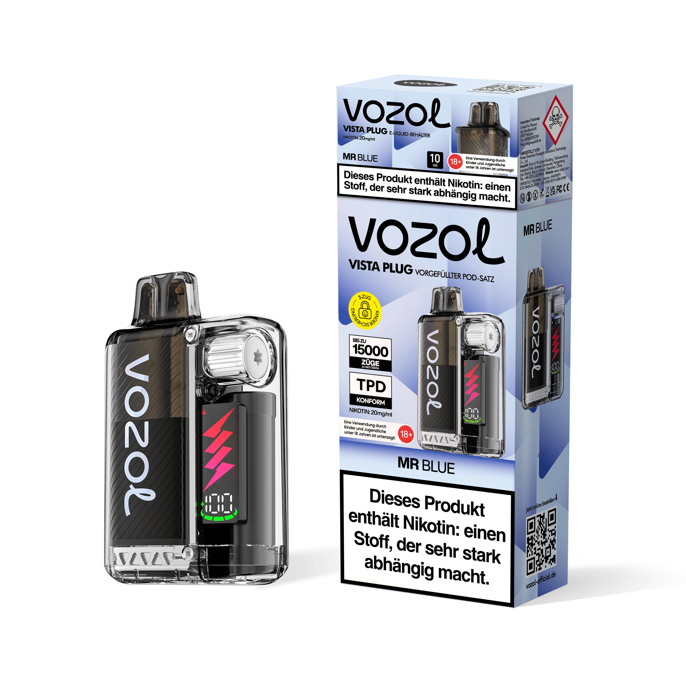 5x Vozol Vista Plug Starterkit - 20mg Nikotin