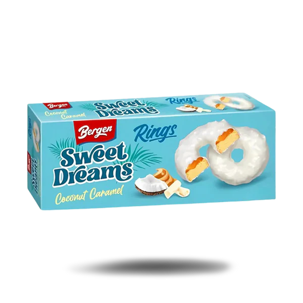 Bergen Rings Sweet Dreams - Carmel, Coconut & White Choco 128 g