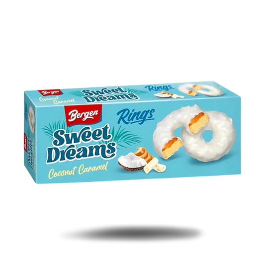 Bergen Rings Sweet Dreams - Carmel, Coconut & White Choco 128 g
