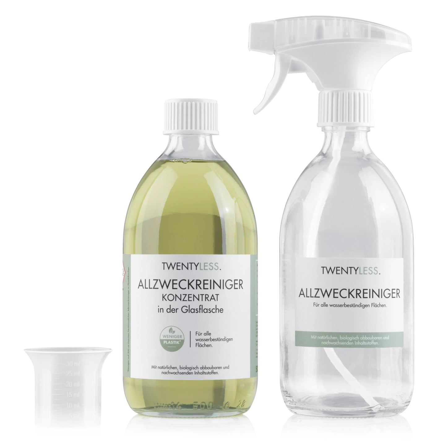 Allzweck Reinigungs-Set 2-tlg. TWENTYLESS 500ml Konzentrat inkl. Sprühflasche...