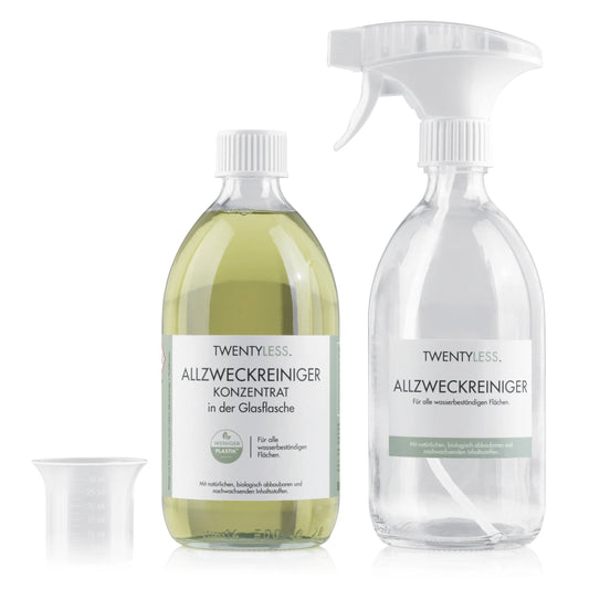 Allzweck Reinigungs-Set 2-tlg. TWENTYLESS 500ml Konzentrat inkl. Sprühflasche...