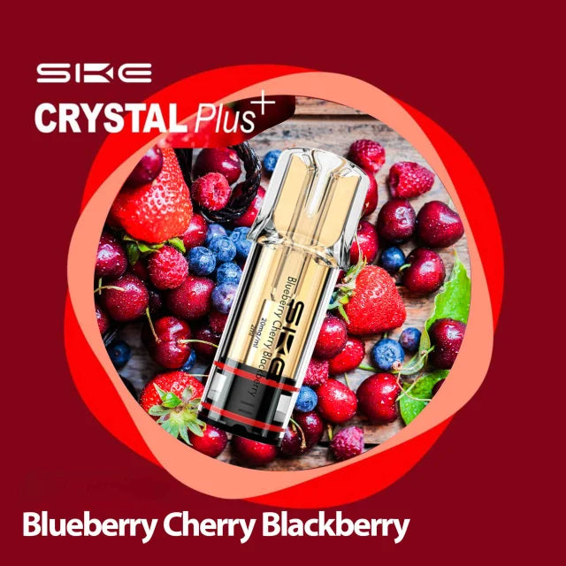 SKE Crystal Bar Plus (2Stück pro Packung) - Mehrweg Pod System - 2% Nikotin / 10 Stück