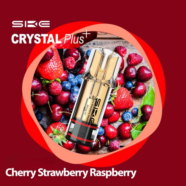 SKE Crystal Bar Plus (2Stück pro Packung) - Mehrweg Pod System - 2% Nikotin / 10 Stück