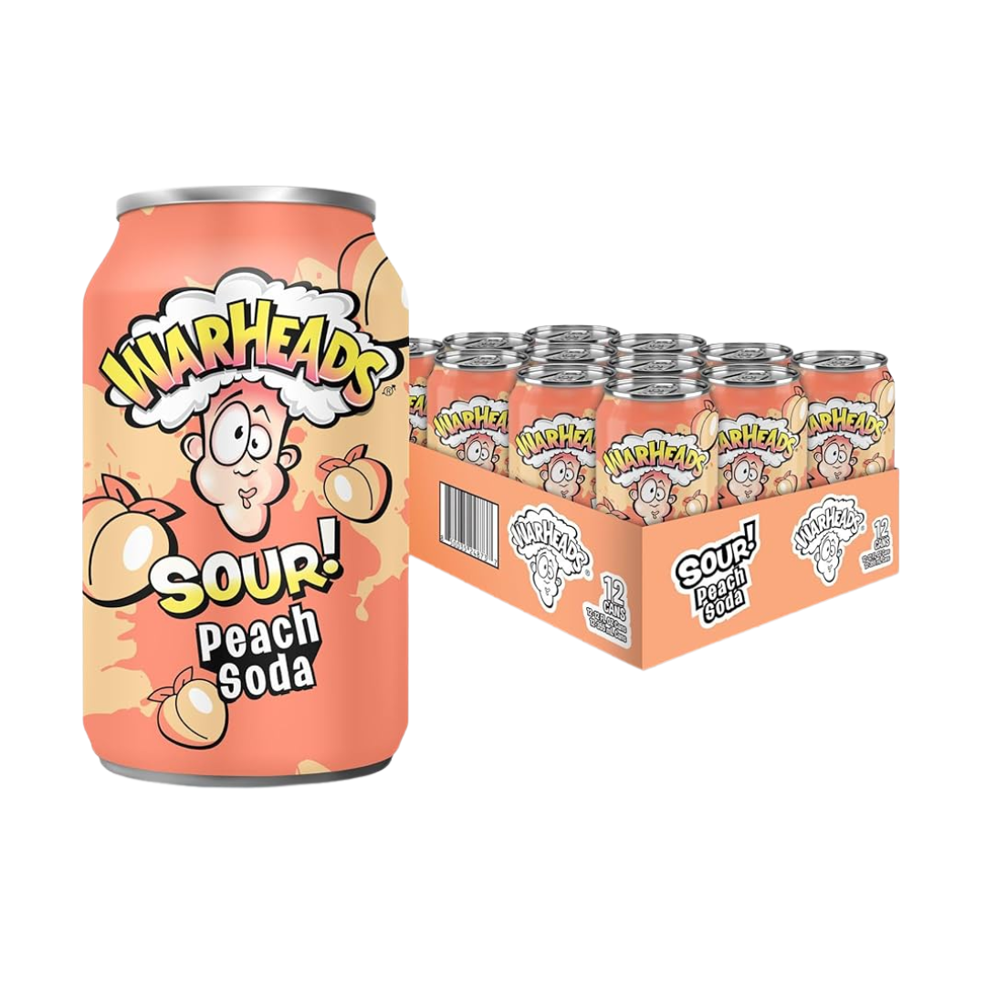 Warheads - Sour! Peach Soda 330 ml
